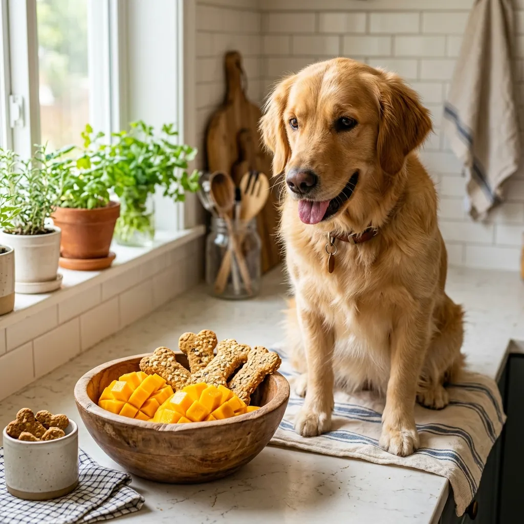 Can Dogs Eat Mango? Plus an Easy Gluten-Free Mango Dog Treat Recipe!