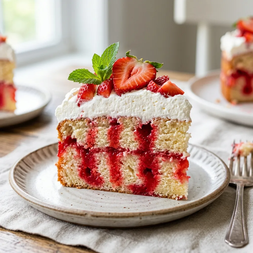 The Ultimate Gluten-Free Strawberry Poke Cake Recipe with Jello
