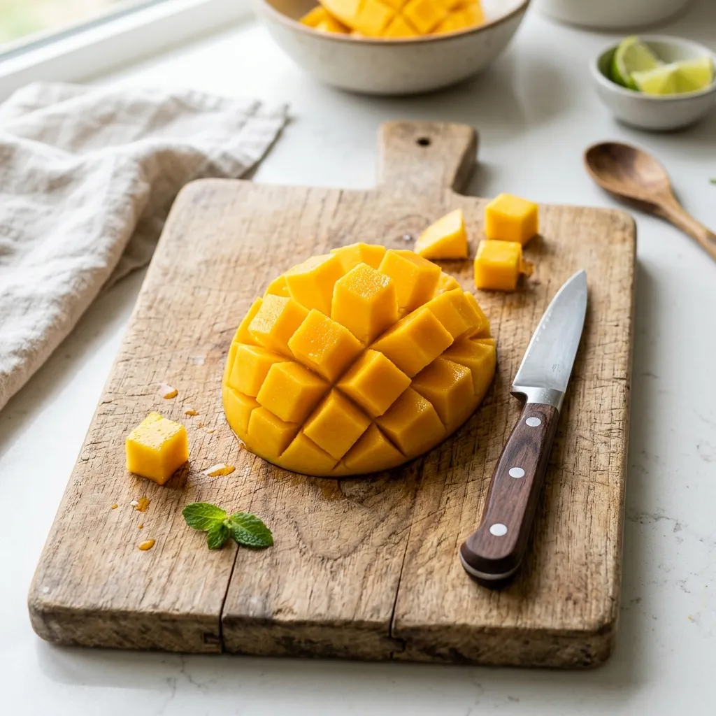 How to Cut a Mango Perfectly: Step-by-Step Guide & Gluten-Free Mango Crisp Recipe